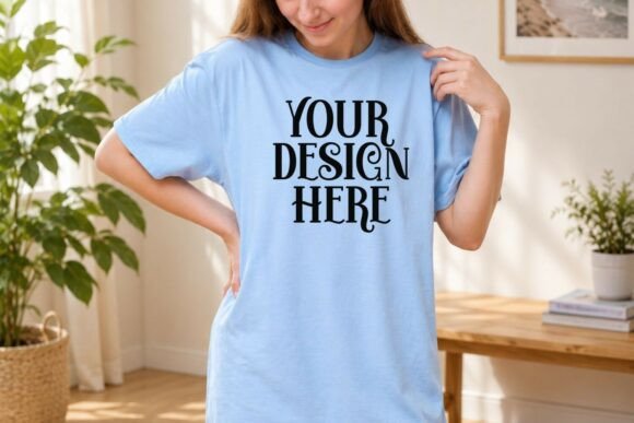 Elevate Your Brand with the Gildan 64000 T-Shirt Mockup