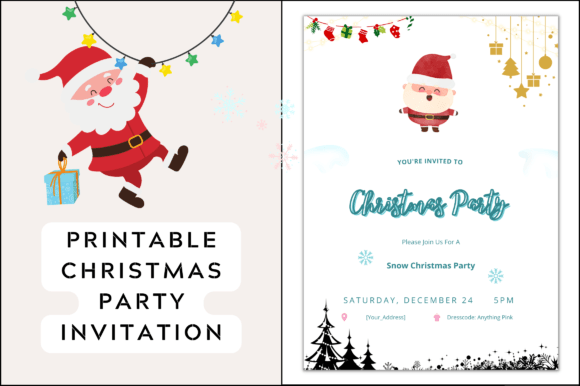 Elevate Your Holiday Greetings with a Christmas Invitation Template