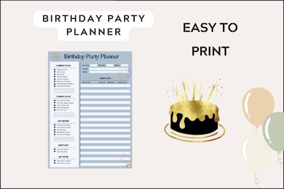 Free Birthday Party Planner Template: A Designer's Guide to Effortless Celebrations
