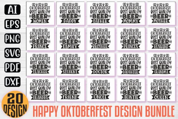 Happy Oktoberfest: Essential Beer Designs Bundle