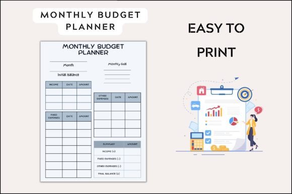 Monthly Budget Planner: A Designer's Guide to Financial Clarity