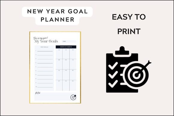 New Year Goal Tracker: Your Design-Forward Template