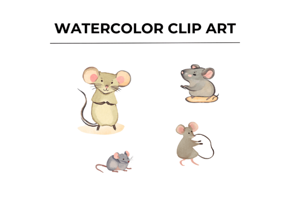 Professional Mouse Cliparts for Modern Design Projects