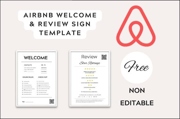Streamline Guest Experience with a Modern Airbnb Welcome Sign