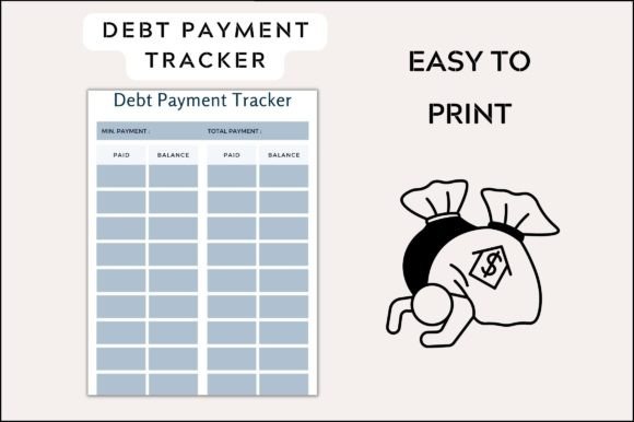 Streamline Your Finances with a Professional Debt Payment Tracker Printable