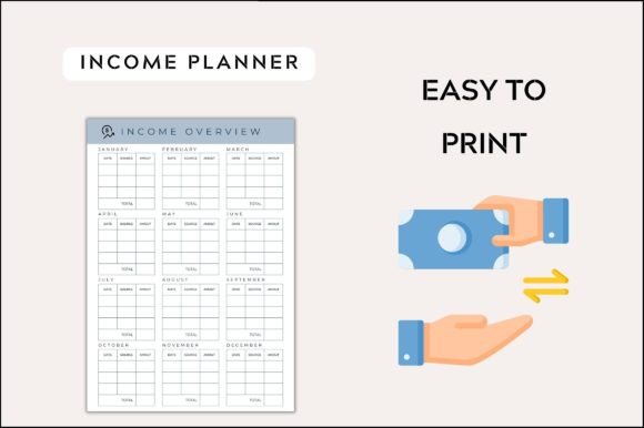 Streamline Your Finances with a Professional Income Tracker Planner