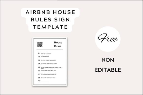 Streamline Your Rental with a Professional House Rule Sign